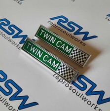 FORD ESCORT MK1 TWIN CAM LOTUS CORTINA CAR BADGES - SET OF 2