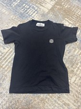 STONE ISLAND boys Black T
