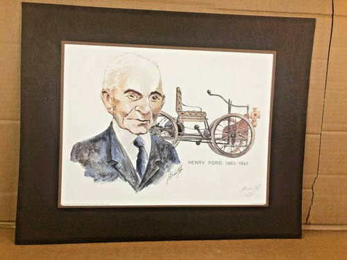 Henry ford and quadricycle man - ford,