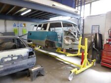 Hydraulic car rollover jig Rotisserie heavy duty with  200mm wide wheel kit