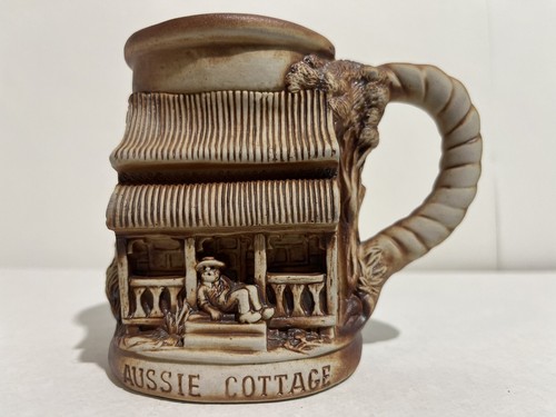 Swagman pottery mug - pottery, aussie