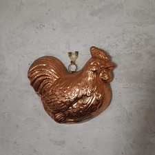 Vintage Copper Chicken Mould