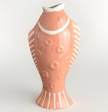 Pink Fish Shaped Flower Vase