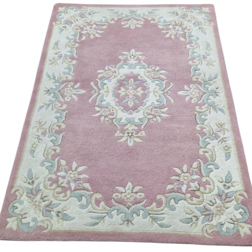Vintage chinese floral rug - vintage,