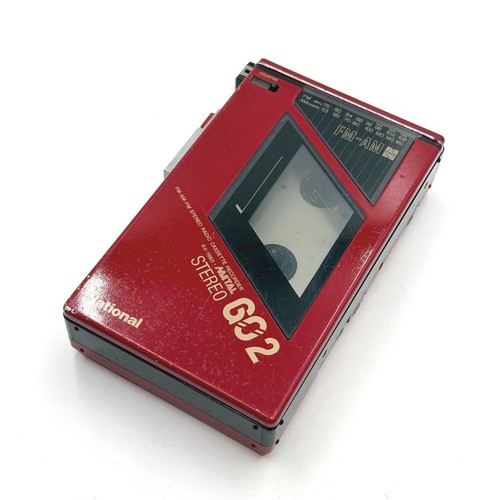 National 1960 go2 red radio - national,
