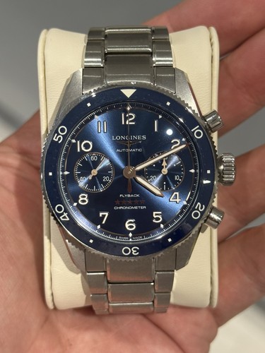 Longines spirit flyback blue - flyback,