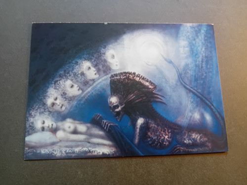 Giger art postcard no - h,