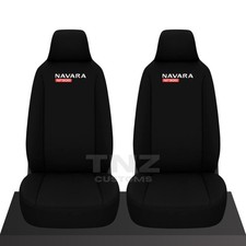 FITS NISSAN NAVARA NP300 FRONT SEAT COVERS WITH NAVARA EMBROIDERY (2016 ON)
