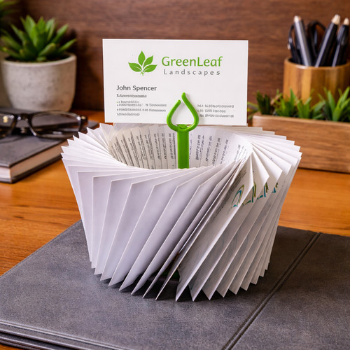 Rotating business card - business, holder