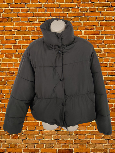 Zara black coat - black, large