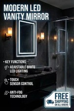 LED Vanity Mirror 24x16 Inch