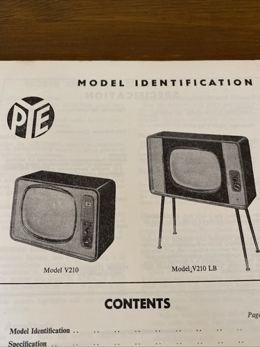 V210 v210lb pye tv - v210lb,