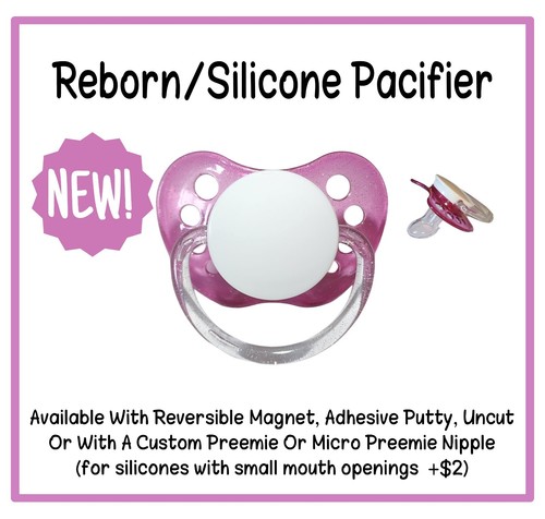 Reborn silicone baby - baby, pacifier