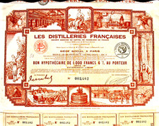Les Distilleries Francaises hist. Bob Hypothecaire 1931 France France 12 Fig