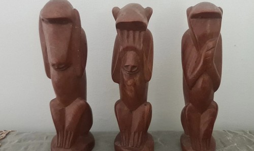 Vintage teak 1960 hand - teak,