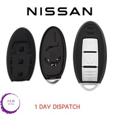 REMOTE CAR KEY FOB CASE HOUSING SHELL 2 BUTTON FOR NISSAN MICRA JUKE LEAF NOTE
