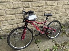 Apollo Spiral Ladies Full Dual Suspension Mountain Bike Bicycle Black 26" Wheel