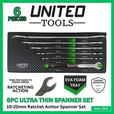 6PC Ultra Thin Ratcheting