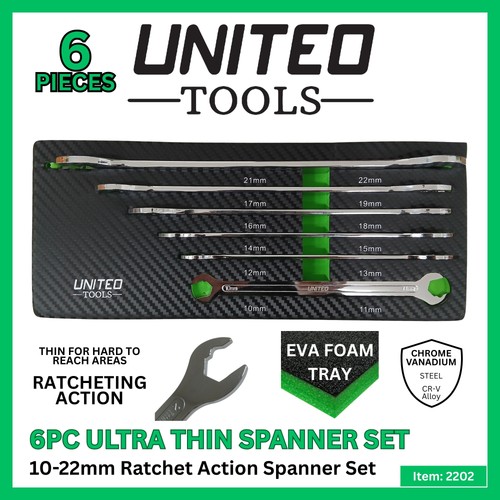 6pc ultra thin ratcheting - thin,