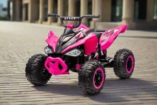 New Battery Powered 12V Kids Electric Ride on Quad Bike ATV Renegade in Pink