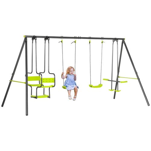 Outsunny metal garden - metal, swing