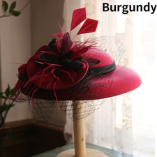 Women Brim Fascinator Hat