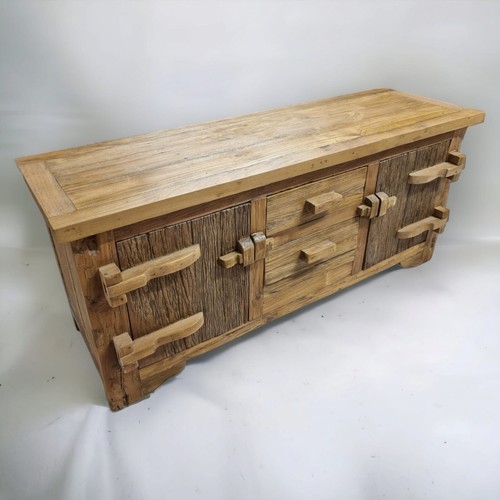 Sideboard solid wood teak - sideboard,