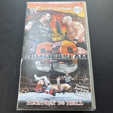 WWF Summerslam 1998 VHS Video - Original Release - WWE WCW ECW