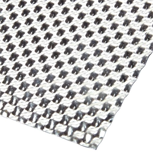 Embossed aluminium heat shield - embossed,