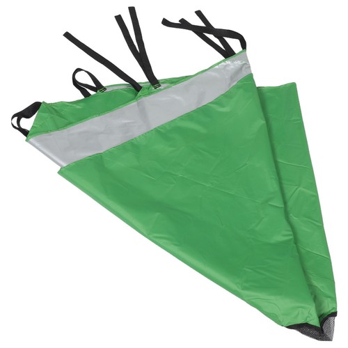 Blue trampoline shade cover - trampoline,