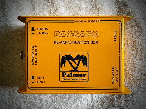 Palmer daccapo amp - re-amp, box