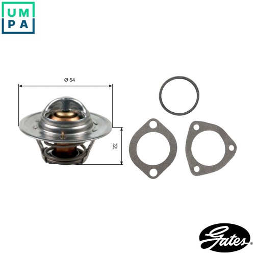 Thermostat coolant th12792g1 - thermostat,
