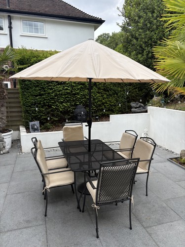 Garden table and - , chairs