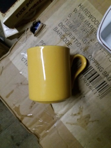 Arthur wood yellow - wood, mug