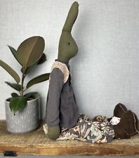 Maileg Large Diana - Large Brown Bunny Diana - Retired 2011 - Brown Bunny