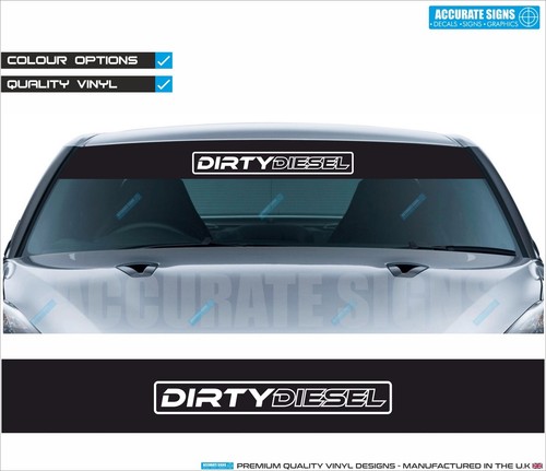 Dirty diesel universal car sun - dirty,