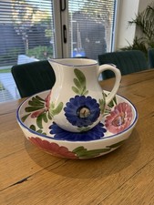 Large Floral Pitcher Jug &