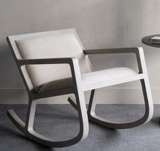 Upholstered Natural Wood And