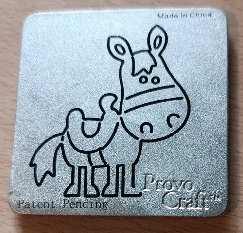 Cuttlebug horse die - cuttlebug, by