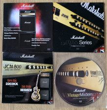 Marshall Amplification 4x DVDs - JVM Product Launch DVD  Factory Tour and others