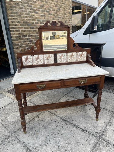 Victorian marble wash stand - marble,