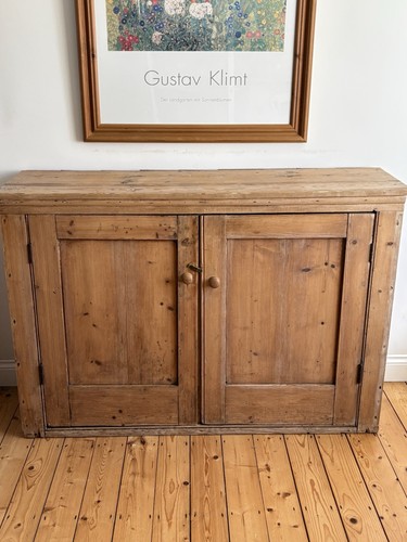Antique victorian pine linen - pine,