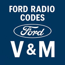 ✅ FORD RADIO CODE SERIAL V/M