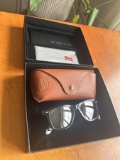 Rare Vintage Ray Ban 2157-K Ultra Wayfarer 18K Gold 901/M6  Sunglasses Case/Box