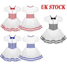 UK Girls Short Puff Sleeve