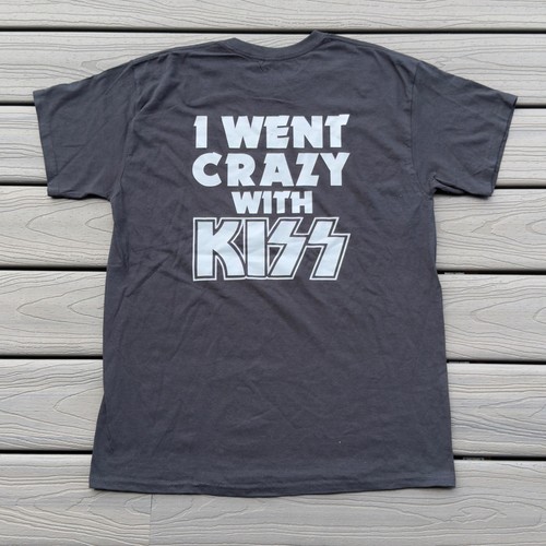 Kiss band shirt went crazy - went,