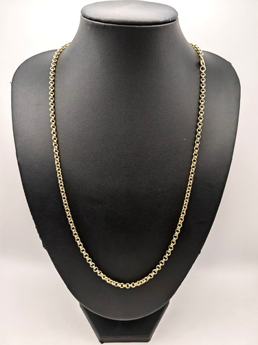 Solid 9ct yellow gold belcher - gold,