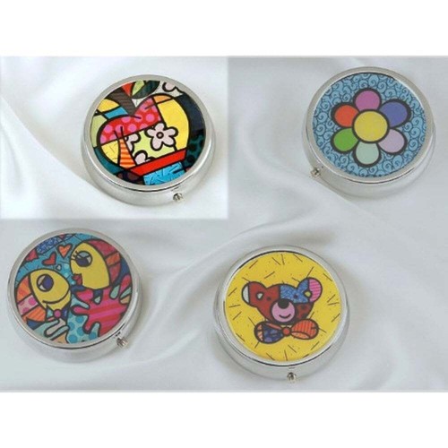 Enesco romero britto pill box - enesco,