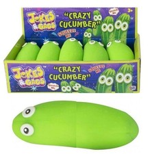 Stretchy Crazy Cucumber Boys Girls Squishy Fidget Joke Toy Kids Stocking Filler