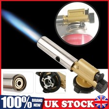 Butane Gas Torch Portable, Culinary Cooking BBQ Welding 1300°C Flame Gun - UK